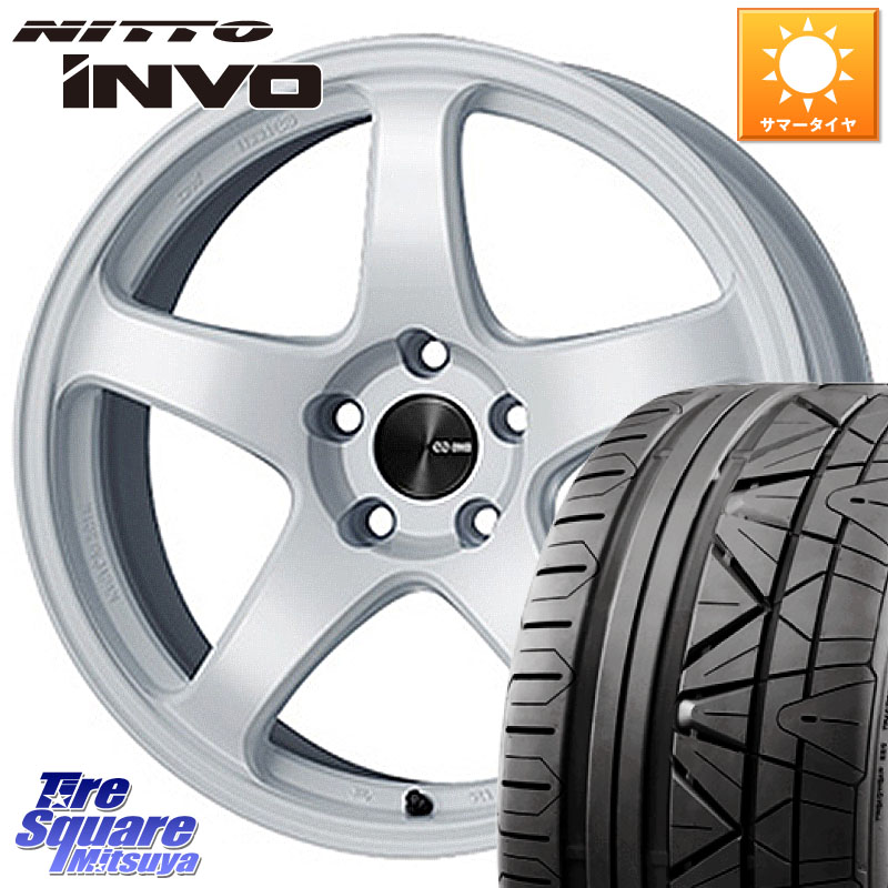 ENKEI エンケイ PerformanceLine PF05 WH 19インチ 19 X 8.0J +45 5穴 100 NITTO INVO インボ ニットー サマータイヤ 225/45R19 127,015円
