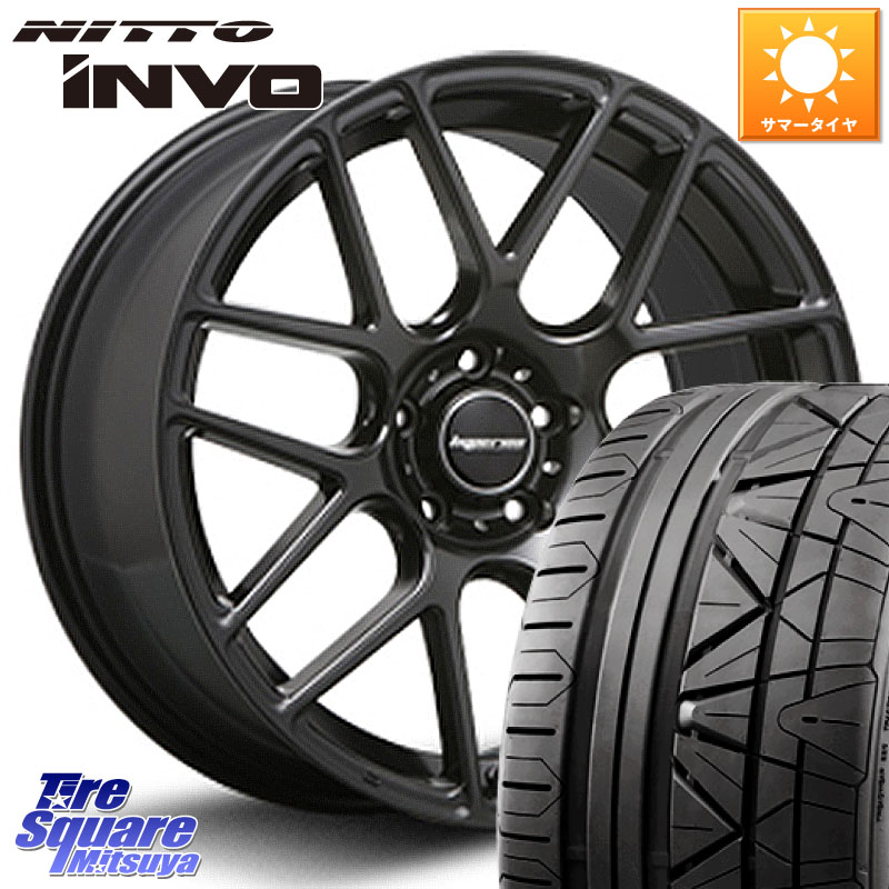 MLJ hyperion ハイペリオン CVM ホイール 20インチ 20 X 8.5J +35 5穴 114.3 NITTO INVO インボ ニットー サマータイヤ 245/30R20