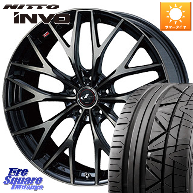 NITTO INVO インボ ニットー サマータイヤ 255/45R20WEDS 37450 レオニス MX ウェッズ Leonis ホイール 20インチ 20X8.5J 35 5穴 114.3 アウトランダーPHEV Escape｜タイヤスクエアミツヤ