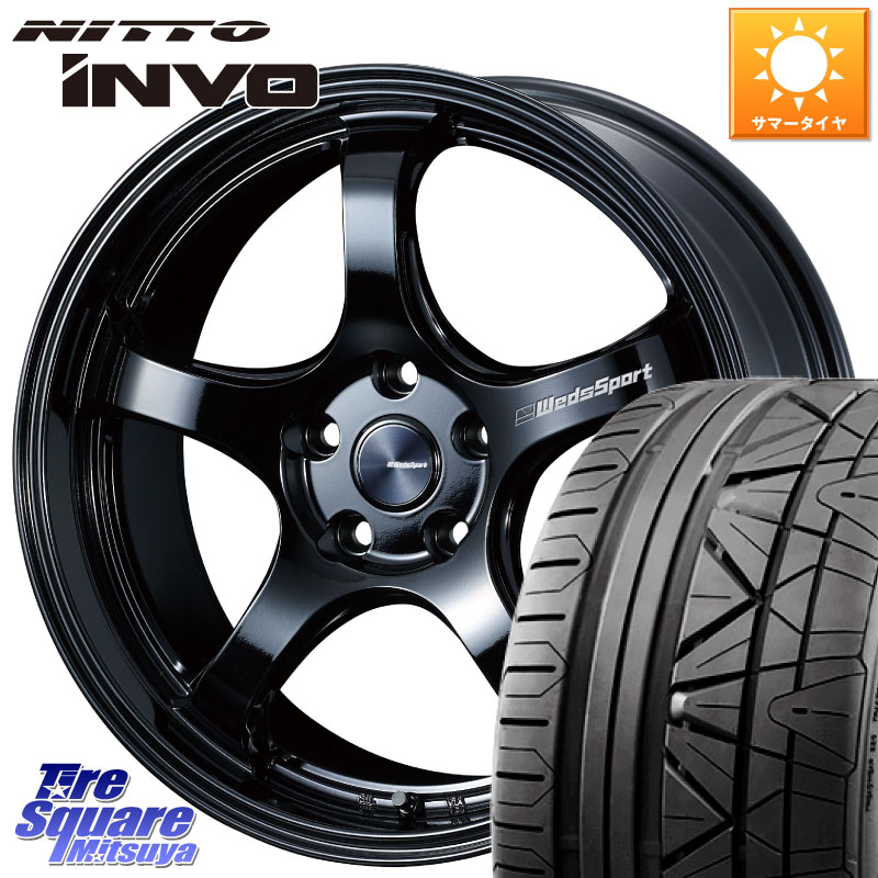 NITTO INVO インボ ニットー サマータイヤ 225/45R19WEDS WedsSport RN-05M RN05M ウェッズ スポーツ ホイール 19インチ 19X8.5J 45 5穴 114.3 カローラクロス MAZDA6 UX レクサス スカイラインセダン 日産｜タイヤスクエアミツヤ
