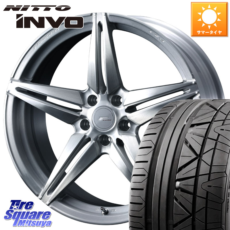 WEDS F ZERO FZ-3 FZ3 鍛造 FORGED ホイール20インチ エフゼロ 20 X 8.5J +48 5穴 114.3 NITTO INVO インボ ニットー サマータイヤ 245/35R20 C-HR 50系エスティマ 10系カローラクロス MAZDA6 70系カムリ