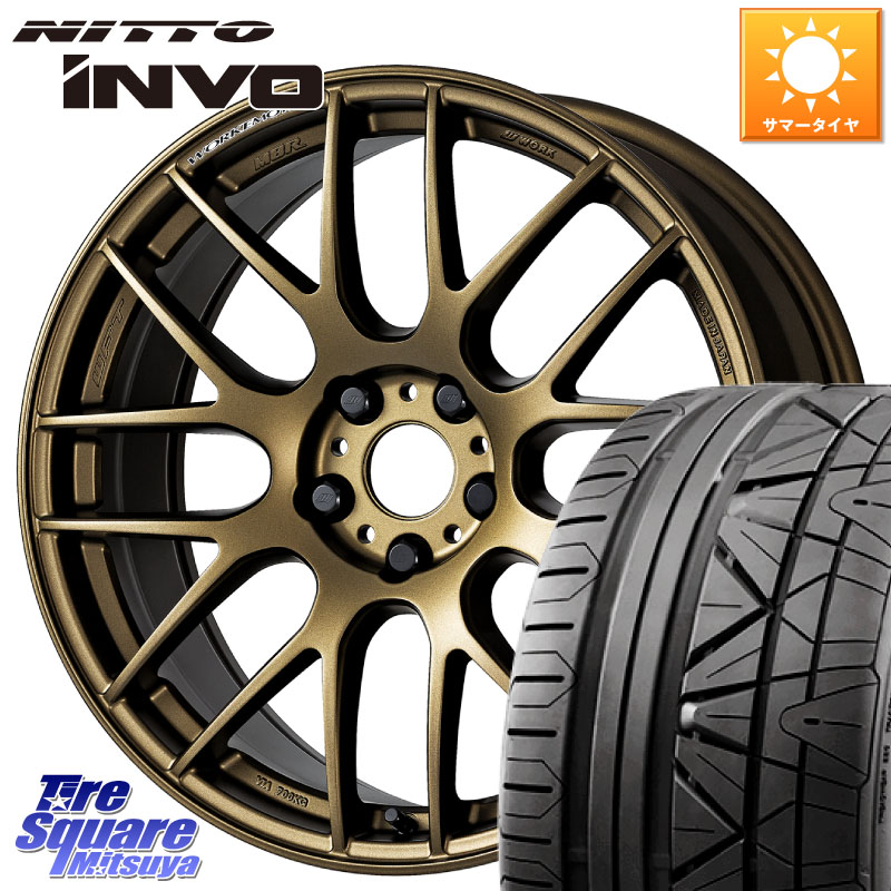 WORK ワーク EMOTION エモーション M8R 19インチ 19 X 8.5J +38 5穴 114.3 NITTO INVO インボ ニットー サマータイヤ 245/40R19 30系アルファード 30系ヴェルファイア 20系アルファード