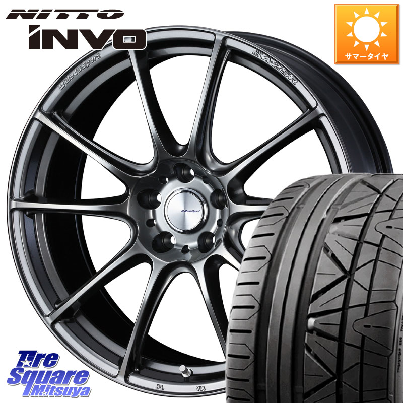 WEDS SA-25R PSB ウェッズ スポーツ ホイール 20インチ 20 X 8.5J +38 5穴 114.3 NITTO INVO インボ ニットー サマータイヤ 245/45R20