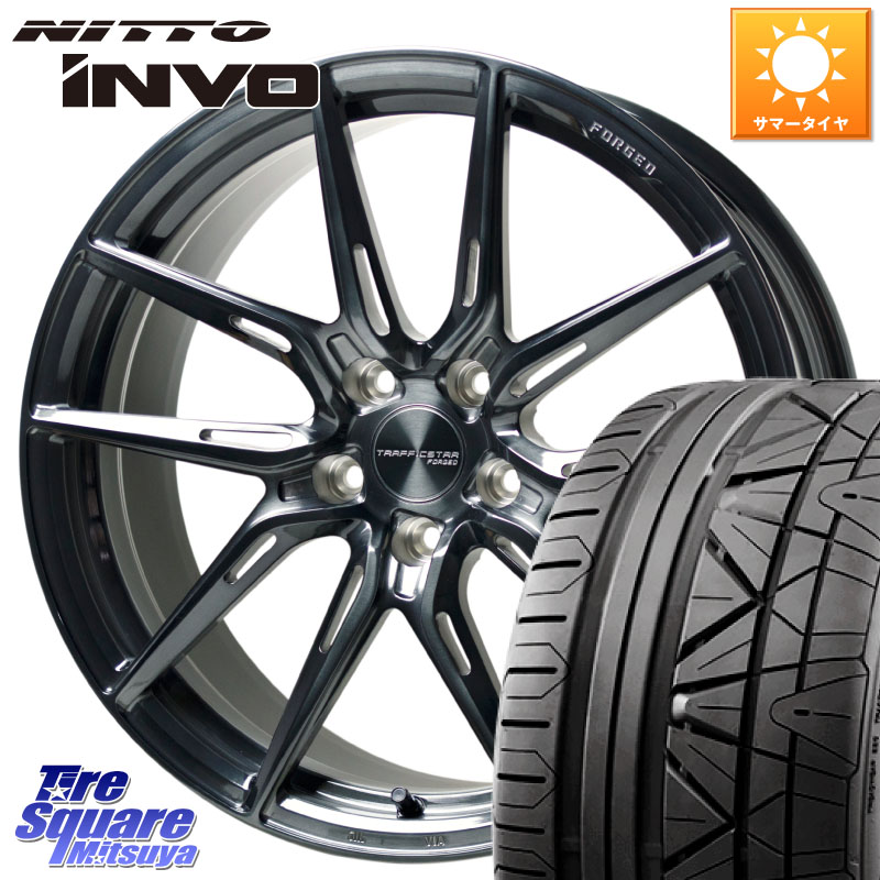 HotStuff TSF-02 BRSC トラフィックスターフォージド 19インチ 19 X 8.0J +35 5穴 114.3 NITTO INVO インボ ニットー サマータイヤ 245/40R19 30系アルファード 30系ヴェルファイア 20系アルファード 159,325円