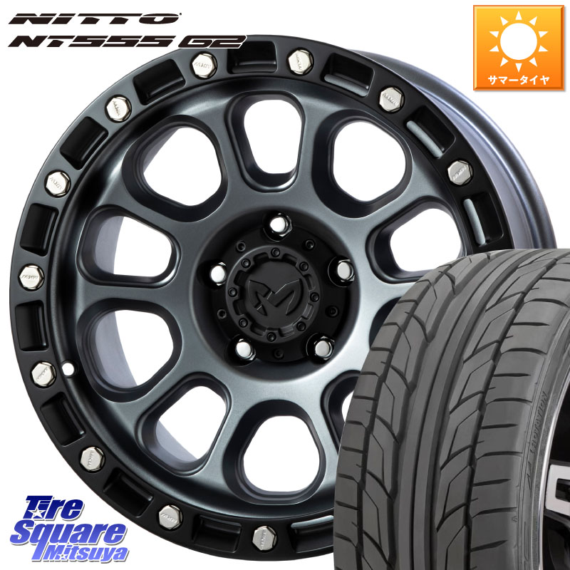 MKW M204 ドライグレー 17インチ 17 X 8.0J +38 5穴 114.3 NITTO ニットー NT555 G2 サマータイヤ 215/50R17 113,020円