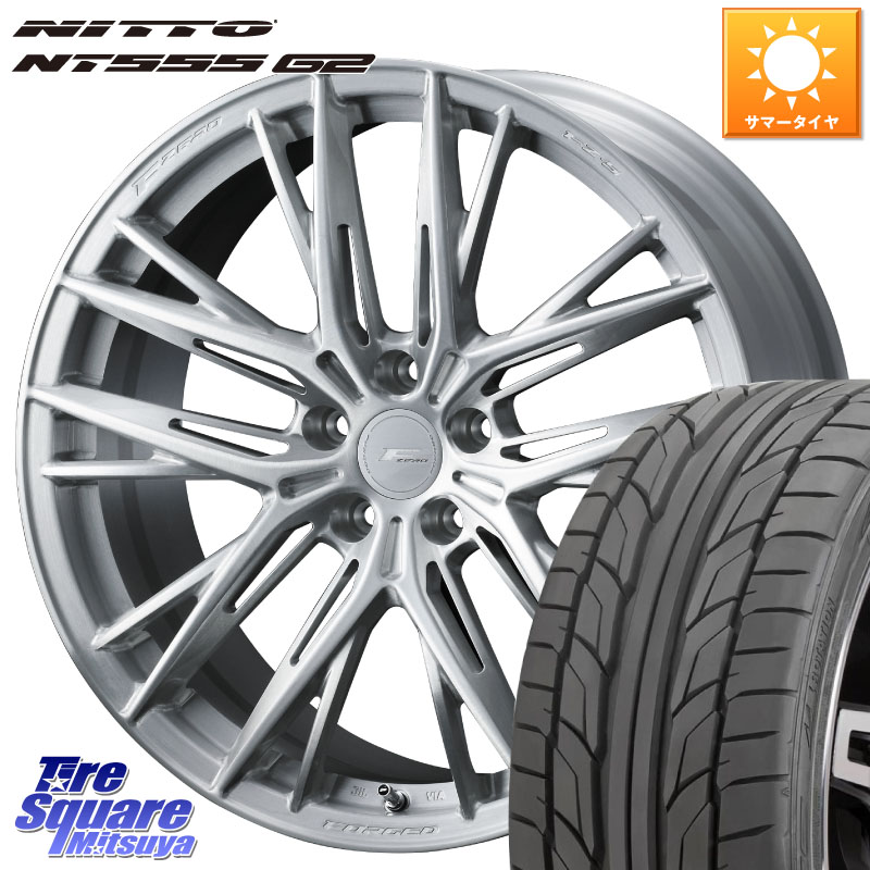 NITTO ニットー NT555 G2 サマータイヤ 245/40R20WEDS F ZERO FZ-5 FZ5 鍛造 FORGED ホイール 20インチ エフゼロ 20X8.5J 38 5穴 114.3 30系アルファード/ヴェルファイア 20系アルファード アルファードハイブリッド ヴェルファイアハイブリッド ヴェルファイア ヴァン|タイヤスクエアミツヤ