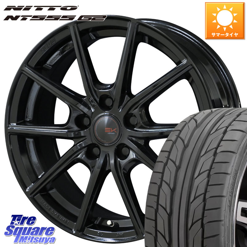 KYOHO SEIN EK ザインEK ホイール 17インチ 17 X 7.0J +42 5穴 114.3 NITTO ニットー NT555 G2 サマータイヤ 205/45R17