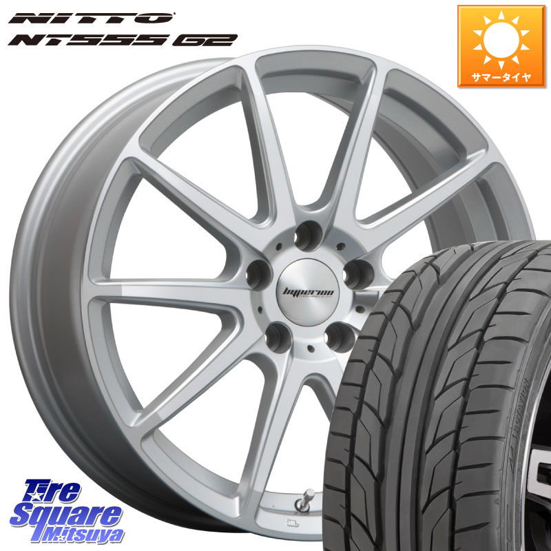 MLJ HYPERION CVX ハイペリオン ホイール 18インチ 18 X 8.0J +45 5穴 114.3 NITTO ニットー NT555 G2 サマータイヤ 245/45R18