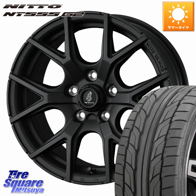 WEDS 【欠品次回05月中旬】 マッドヴァンス MUDVANCE SD ホイール 18インチ 18 X 7.5J +35 5穴 114.3 NITTO ニットー NT555 G2 サマータイヤ 225/45R18