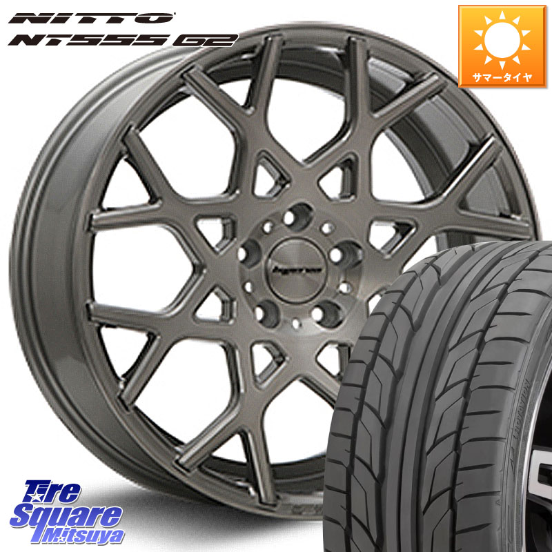 MLJ huperion ハイペリオン CVZ ホイール 20インチ 20 X 8.5J +45 5穴 114.3 NITTO ニットー NT555 G2 サマータイヤ 235/30R20 プリウスアルファ