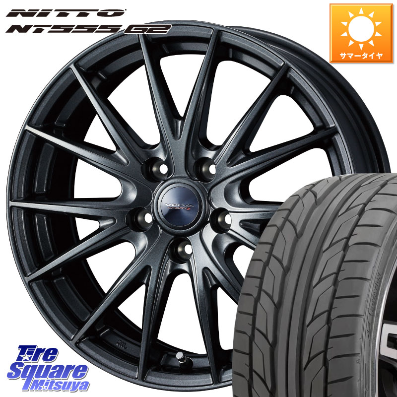 WEDS ウェッズ ヴェルヴァ スポルト2 ホイール 18インチ 18 X 8.0J +45 5穴 114.3 NITTO ニットー NT555 G2 サマータイヤ 215/40R18