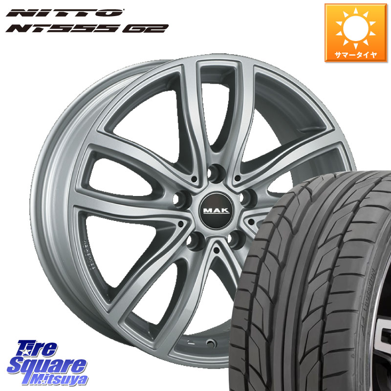 阿部商会 MAK FAHR ホイール 20インチ 20 X 8.0J(BMW G11 G12) +30 5穴 112 NITTO ニットー NT555 G2 サマータイヤ 245/40R20 BMW 7シリーズ G11 G12