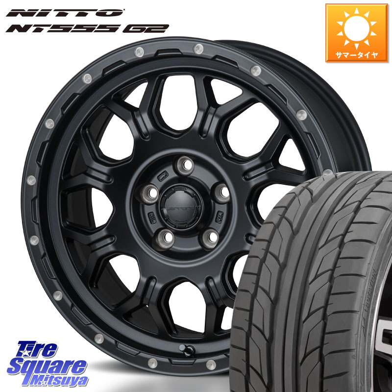MONZA HI-BLOCK JERRARD ホイール 4本 17インチ 17 X 7.5J +41 5穴 114.3 NITTO ニットー NT555 G2 サマータイヤ 205/45R17