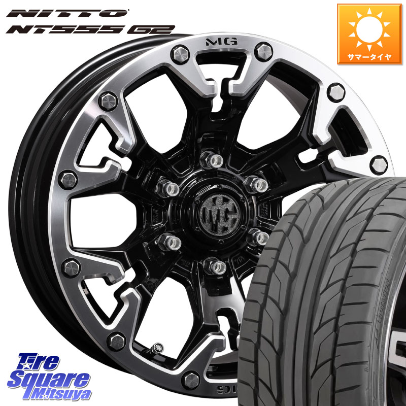 CRIMSON クリムソン GOLEM ゴーレム 17インチ 17 X 7.0J +32 5穴 114.3 NITTO ニットー NT555 G2 サマータイヤ 215/50R17