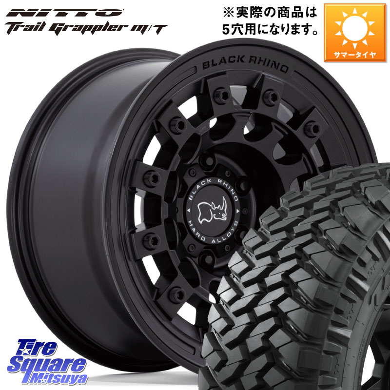 BLACK RHINO FUJI フジ MB ホイール 17インチ ブラックライノ※インセット-12 17 X 9.0J +0 5穴 127 NITTO ニットー トレイルグラップラー M/T TRAIL GRAPPLER サマータイヤ 37X/12.50R17 クライスラー ジープ ラングラー JK系 クライスラー ジープ ラングラー JL系