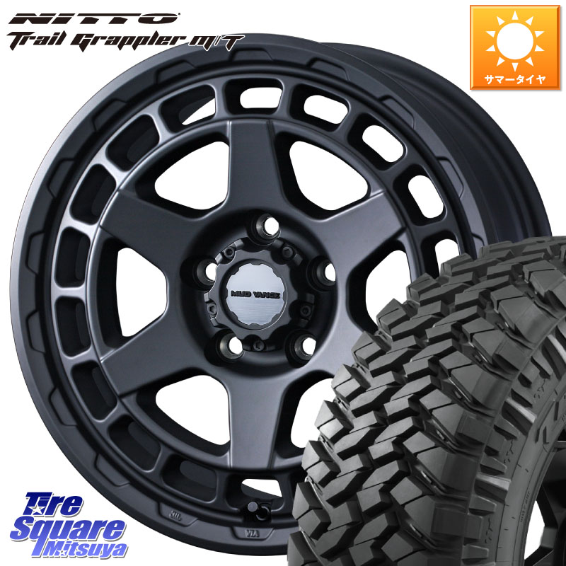 NITTO ニットー トレイルグラップラー M/T TRAIL GRAPPLER サマータイヤ 265/70R17WEDS MUDVANCE X TYPE S ホイール 17インチ マッドヴァンス タイプS 17X8.0J 38 5穴 127 クライスラー ジープ ラングラー JK系 クライスラー ジープ ラングラー JL系|タイヤスクエアミツヤ