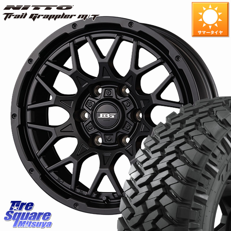 KOSEI BOTTOMGARCIA SHADOWBAHT ホイール 17インチ 17 X 8.0J +20 6穴 139.7 NITTO ニットー トレイルグラップラー M/T TRAIL GRAPPLER サマータイヤ 265/70R17