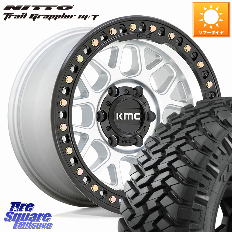 KMC KM549 GRS ホイール 17インチ 17 X 8.5J +0 6穴 139.7 NITTO ニットー トレイルグラップラー M/T TRAIL GRAPPLER サマータイヤ 265/70R17