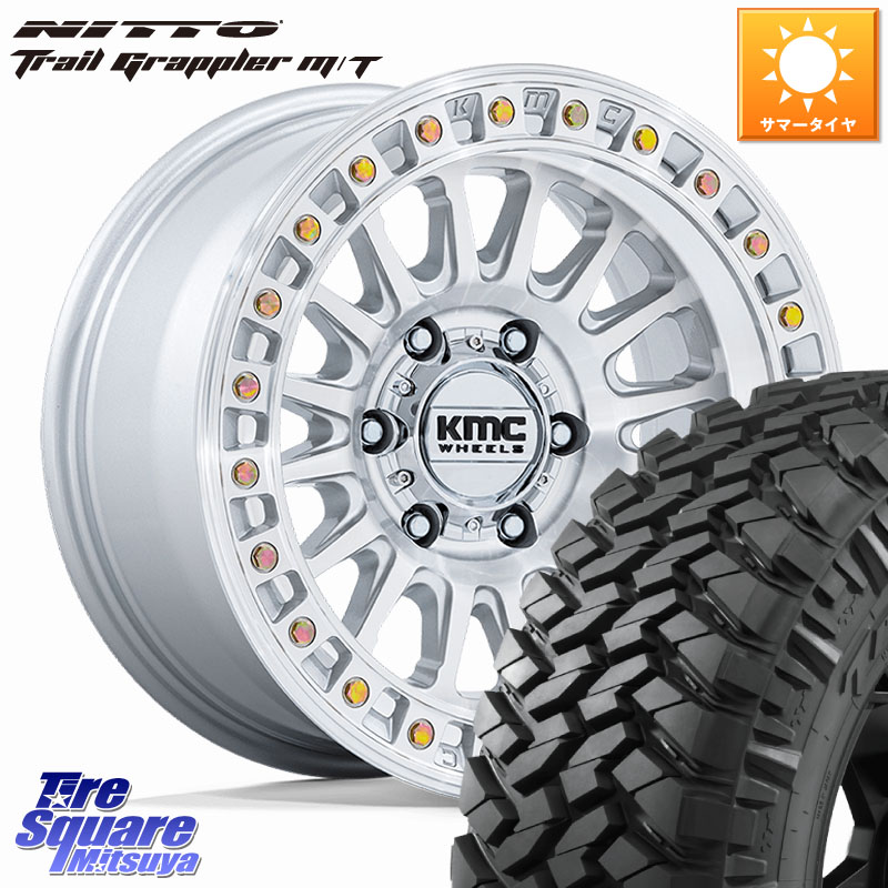 NITTO ニットー トレイルグラップラー M/T TRAIL GRAPPLER サマータイヤ 265/70R17KMC KM552 IMS ホイール 17インチ 17X8.5J 25 6穴 139.7 ランドクルーザーFJ トライトン ランドクルーザー プラド カスタムサイズ｜タイヤスクエアミツヤ 197,860円