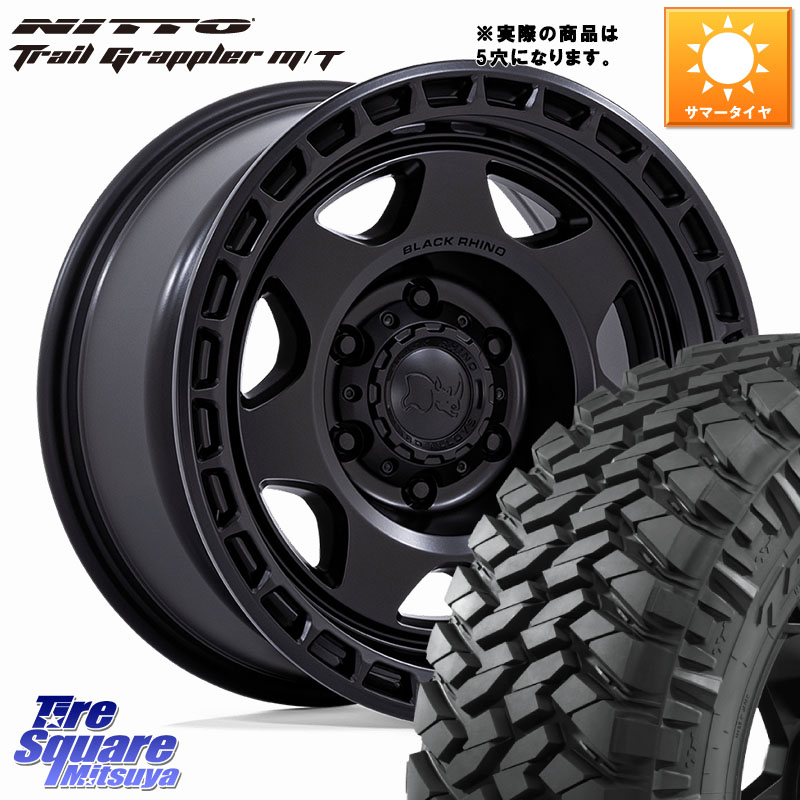 BLACK RHINO VOYAGER ホイール 17インチ ブラックライノ◇参考画像 17 X 8.5J +0 5穴 127 NITTO ニットー トレイルグラップラー M/T TRAIL GRAPPLER サマータイヤ 37X/12.50R17 クライスラー ジープ ラングラー JK系 クライスラー ジープ ラングラー JL系