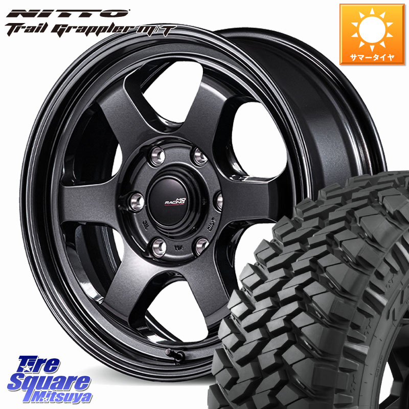 NITTO ニットー トレイルグラップラー M/T TRAIL GRAPPLER サマータイヤ 285/65R18MANARAY MID RACING R06 ホイール 18インチ 18X8.0J(M14) 55 6穴 139.7 ランドクルーザー 300 ランドクルーザー 250｜タイヤスクエアミツヤ