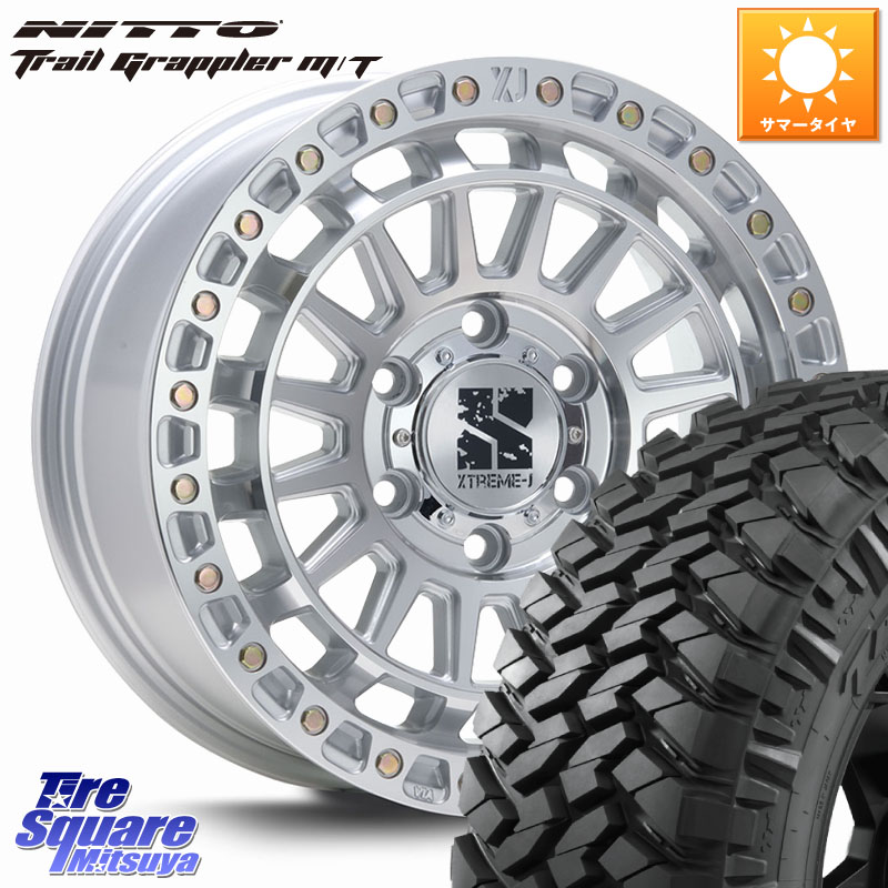NITTO ニットー トレイルグラップラー M/T TRAIL GRAPPLER サマータイヤ 265/70R17MLJ XJ08 XTREME-J ホイール 17インチ 17X8.0J(M14) 50 6穴 139.7 ランクル250｜タイヤスクエアミツヤ 164,975円
