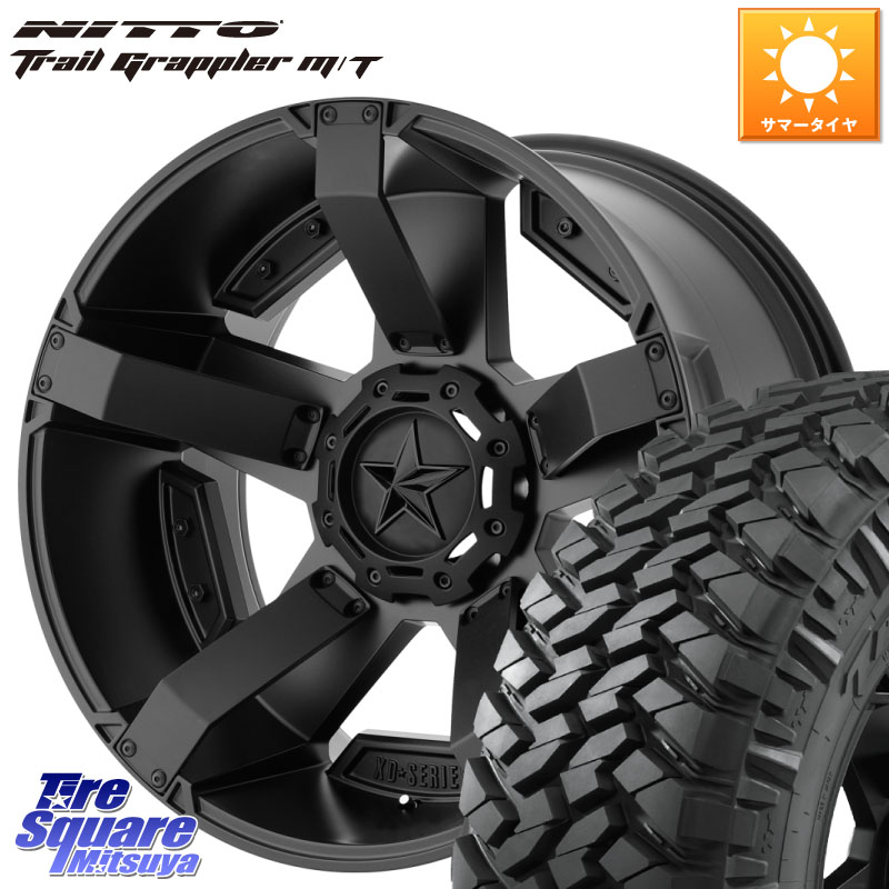 KMC XD811 ROCKSTAR2 ホイール 17インチ ロックスター2 17 X 8.0J +10 6穴 139.7 NITTO ニットー トレイルグラップラー M/T TRAIL GRAPPLER サマータイヤ 265/70R17
