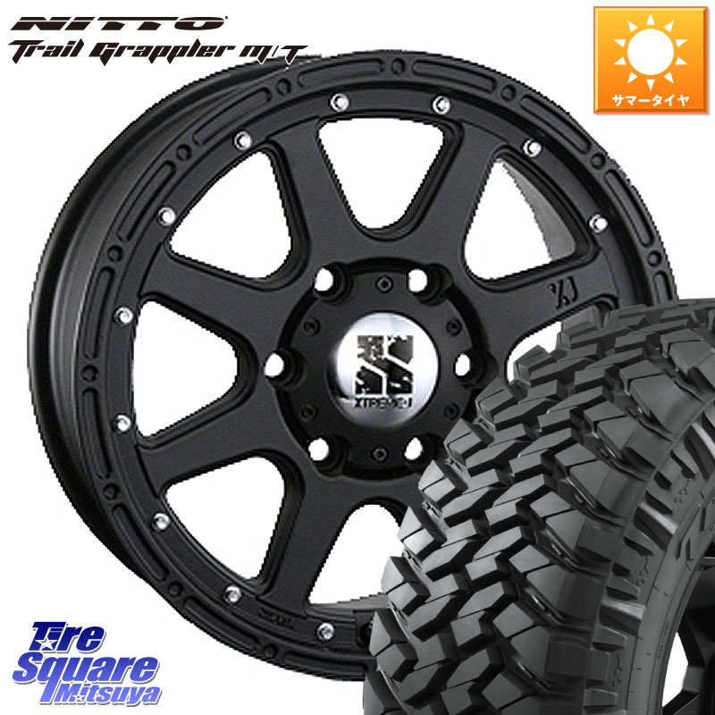 NITTO ニットー トレイルグラップラー M/T TRAIL GRAPPLER サマータイヤ 265/70R17MLJ XTREME-J エクストリームJ ホイール 17インチ 17X7.5J(US) 25 6穴 139.7 Tahoe タホ Suburban1500｜タイヤスクエアミツヤ
