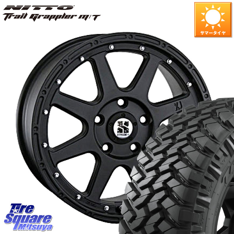 NITTO ニットー トレイルグラップラー M/T TRAIL GRAPPLER サマータイヤ 265/70R17MLJ XTREME-J エクストリームJ ホイール 17インチ 17X7.5J 40 5穴 127 クライスラー ジープ ラングラー JK系 クライスラー ジープ ラングラー JL系｜タイヤスクエアミツヤ