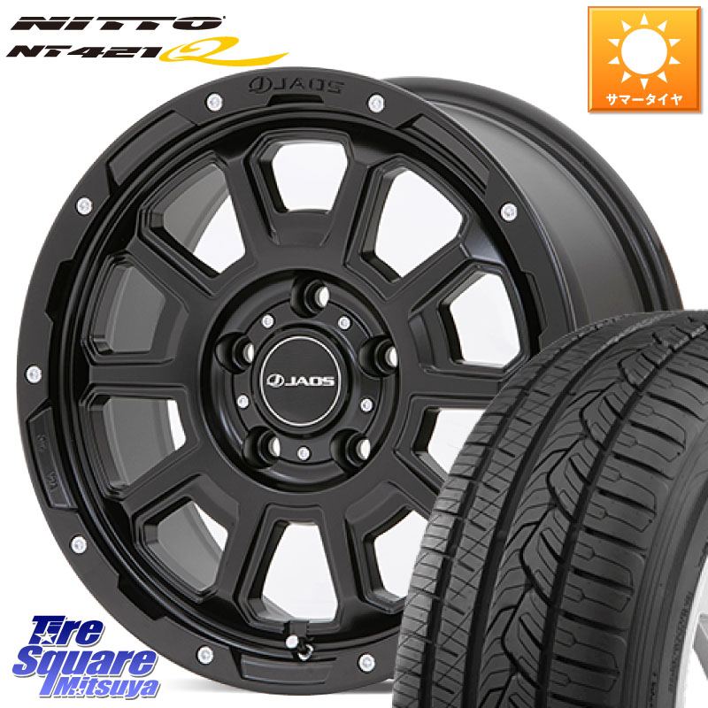 NITTO ニットー NT421Q サマータイヤ 235/65R17JAOS JAOS ADAMAS BL5 ジャオス アダマス ビーエルファイブ 17インチ 17X7.5J 40 5穴 114.3 50系RAV4 60系RAV4｜タイヤスクエアミツヤ