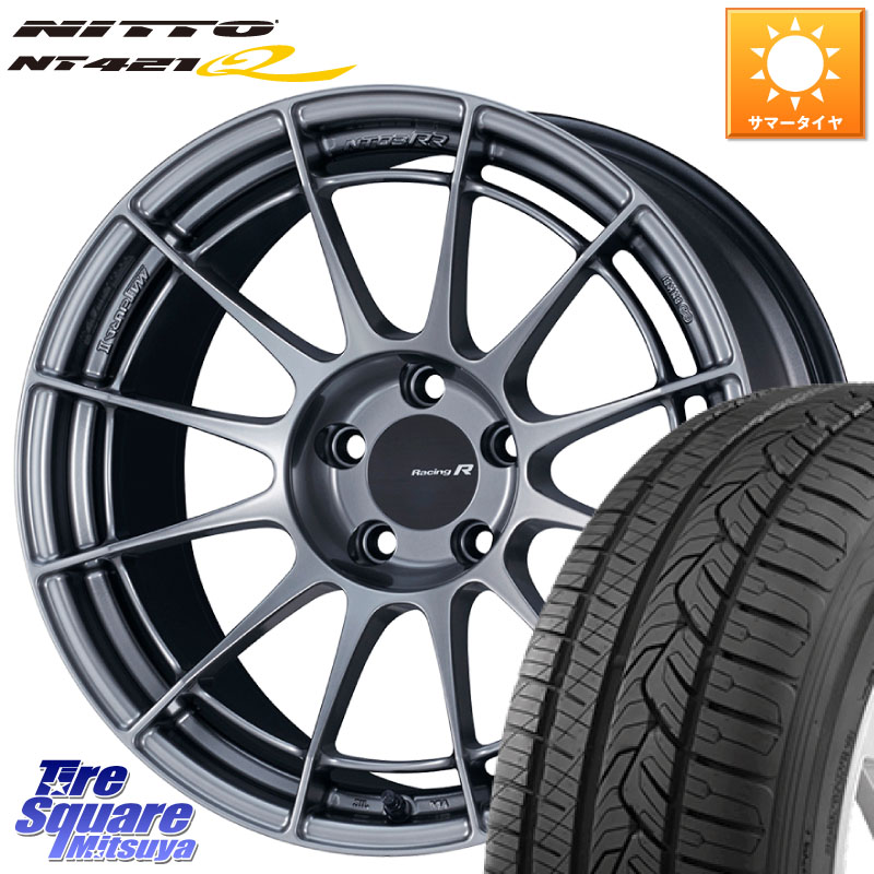 NITTO ニットー NT421Q サマータイヤ 255/55R18ENKEI エンケイ Racing Revolution NT03RR ホイール 18X8.5J 35 5穴 114.3 アウトランダーPHEV|タイヤスクエアミツヤ