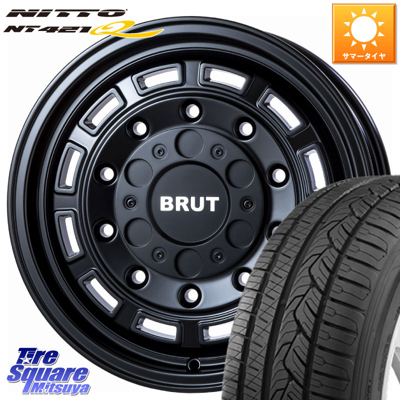 NITTO ニットー NT421Q サマータイヤ 235/65R17BRUT ブルート BR-70 BR70 ホイール 17インチ 17X7.5J 40 5穴 114.3 50系RAV4 60系RAV4 RAV4 50系 デリカD:5 D5 カスタムサイズ RAV4 60系｜タイヤスクエアミツヤ