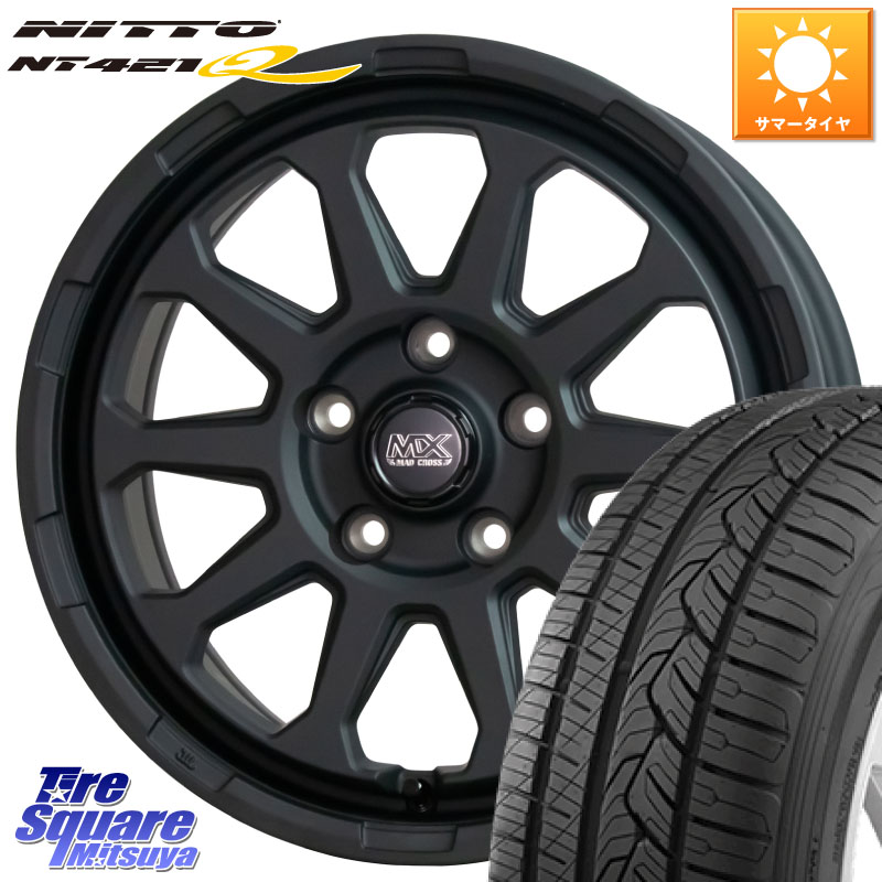HotStuff マッドクロス レンジャー ブラック 5H ホイール 17インチ 17 X 7.0J +45 5穴 114.3 NITTO ニットー NT421Q サマータイヤ 235/65R17