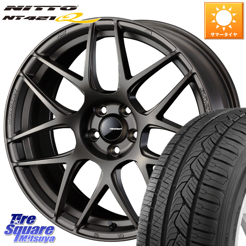 WEDS 74193 SA-27R ウェッズ スポーツ ホイール 18インチ 18 X 7.5J +45 5穴 114.3 NITTO ニットー NT421Q サマータイヤ 215/50R18 ヤリスクロス