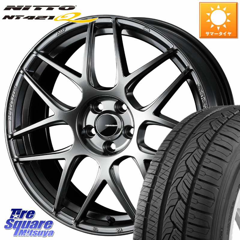 WEDS 74210 SA-27R PSB ウェッズ スポーツ ホイール 17インチ 17 X 7.0J +40 5穴 114.3 NITTO ニットー NT421Q サマータイヤ 215/60R17 10系カローラクロス CX-30 MX-30 20系アルファード
