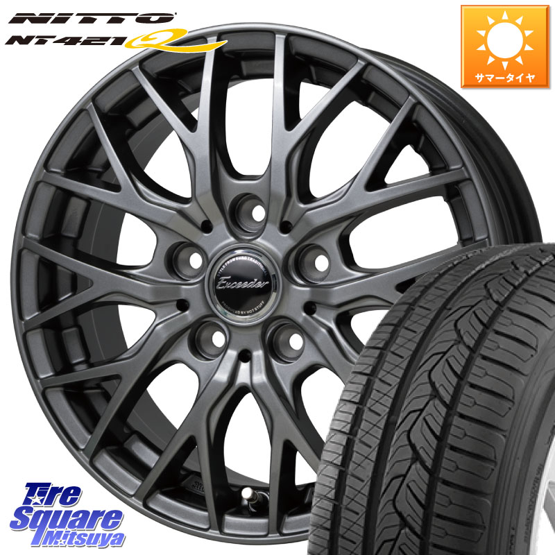 NITTO ニットー NT421Q サマータイヤ 255/50R19HotStuff Exceeder E05-2 ホイール 19インチ エクシーダ 19X8.0J 42 5穴 114.3 ムラーノ 日産|タイヤスクエアミツヤ