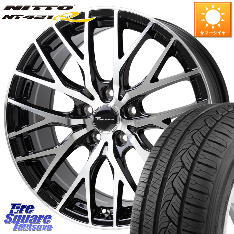 NITTO ニットー NT421Q サマータイヤ 255/50R19HotStuff Precious HM-1 V2 プレシャス ホイール 19インチ 19X8.0J 35 5穴 114.3 アウトランダーPHEV｜タイヤスクエアミツヤ