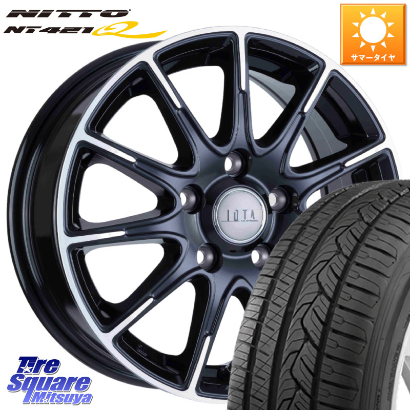 NITTO ニットー NT421Q サマータイヤ 215/60R17阿部商会 TIRADO IOTA イオタ ホイール 17インチ 17X6.5J 40 5穴 114.3 C-HR カローラクロス CX-30 MX-30 20系アルファード エルグランド 日産 エクストレイル X-TRAIL 日産 ヴェルファイア UX レクサス|タイヤスクエアミツヤ