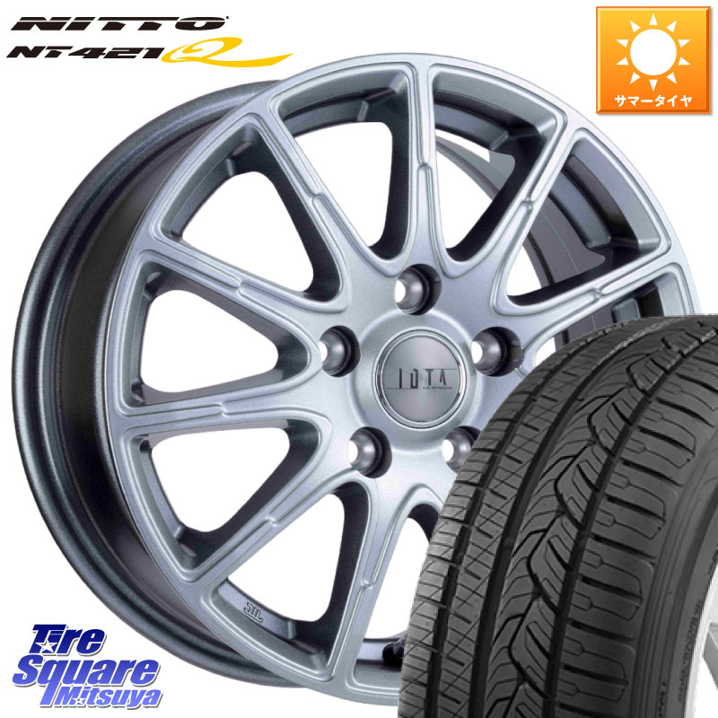 NITTO ニットー NT421Q サマータイヤ 235/55R18阿部商会 IOTA 平座仕様(レクサス・トヨタ専用) TIRADO イオタ ホイール 18インチ 18X7.5J 38 5穴 114.3 NX レクサス ハリアー|タイヤスクエアミツヤ