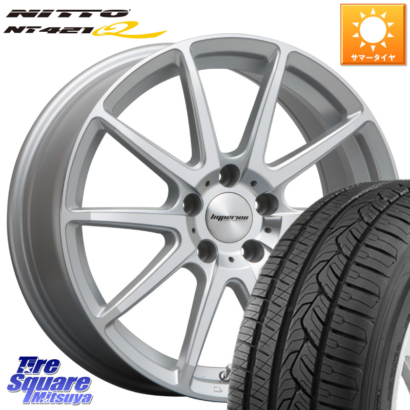 NITTO ニットー NT421Q サマータイヤ 245/45R20MLJ HYPERION CVX ハイペリオン ホイール 20インチ 20X8.5J 45 5穴 114.3 50系RAV4 80系ハリアー CX-5 CX-8 BT5レガシィアウトバック RAV4 50系 ハリアー CR-V｜タイヤスクエアミツヤ