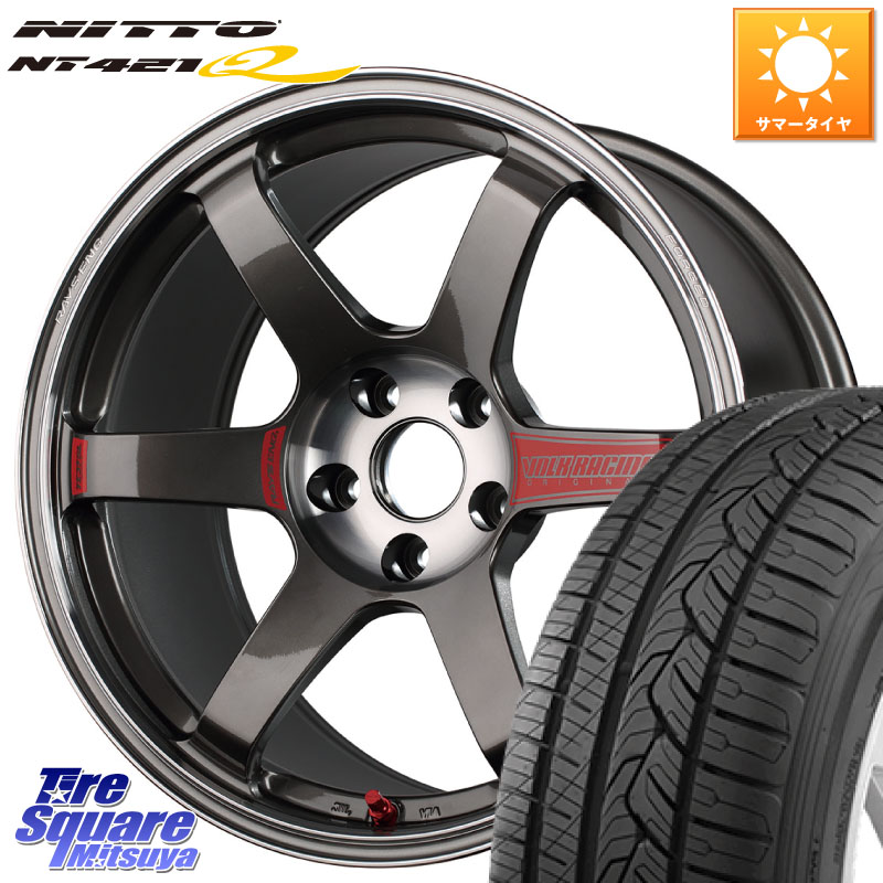 RAYS 【欠品次回10~11月】 VOLK RACING TE37 SAGA SL TE37 ホイール 17インチ 17 X 7.5J +47 5穴 100 NITTO ニットー NT421Q サマータイヤ 225/60R17