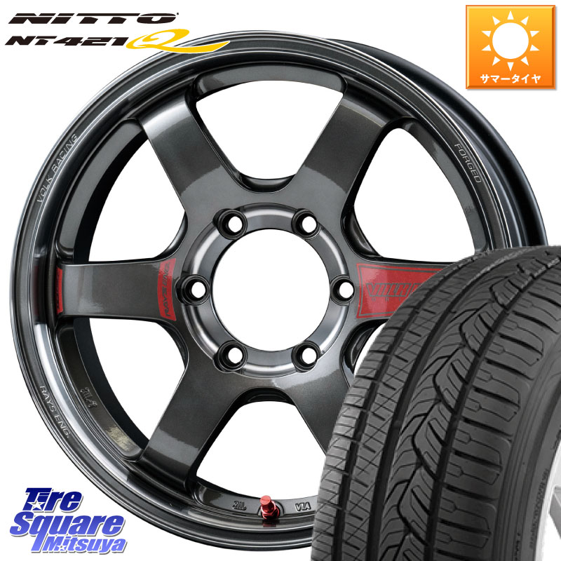 RAYS 【欠品次回10~11月】 VOLK RACING TE37SB SL ボルクレーシング ホイール 18インチ 18 X 8.0J +38 6穴 139.7 NITTO ニットー NT421Q サマータイヤ 265/60R18 トライトンGSR