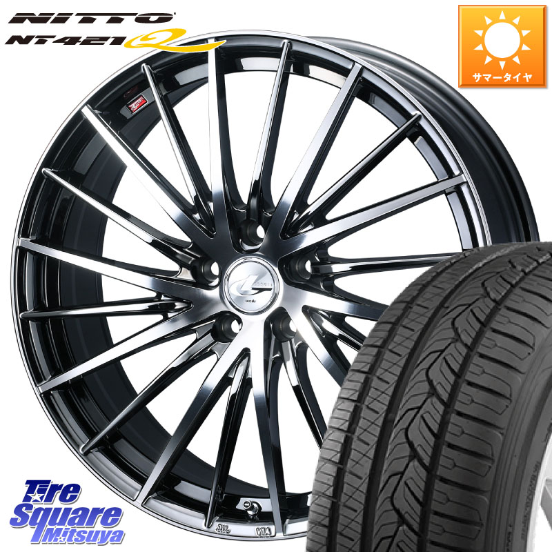 NITTO ニットー NT421Q サマータイヤ 235/60R18WEDS LEONIS FR レオニス FR ホイール 18インチ 18X7.0J(M14B) 40 5穴 114.3 クラウンスポーツ クラウンエステート RZ レクサス｜タイヤスクエアミツヤ