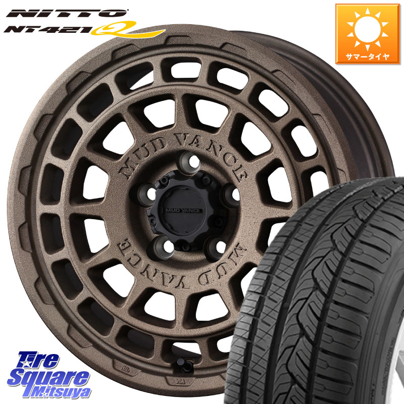 NITTO ニットー NT421Q サマータイヤ 235/65R17WEDS MUDVANCE X TYPE F ホイール 17インチ マッドヴァンス タイプF 17X7.0J 38 5穴 114.3 50系RAV4 60系RAV4 RAV4 50系 デリカD:5 D5 カスタムサイズ RAV4 60系 CX-5 CX5 MAZDA|タイヤスクエアミツヤ