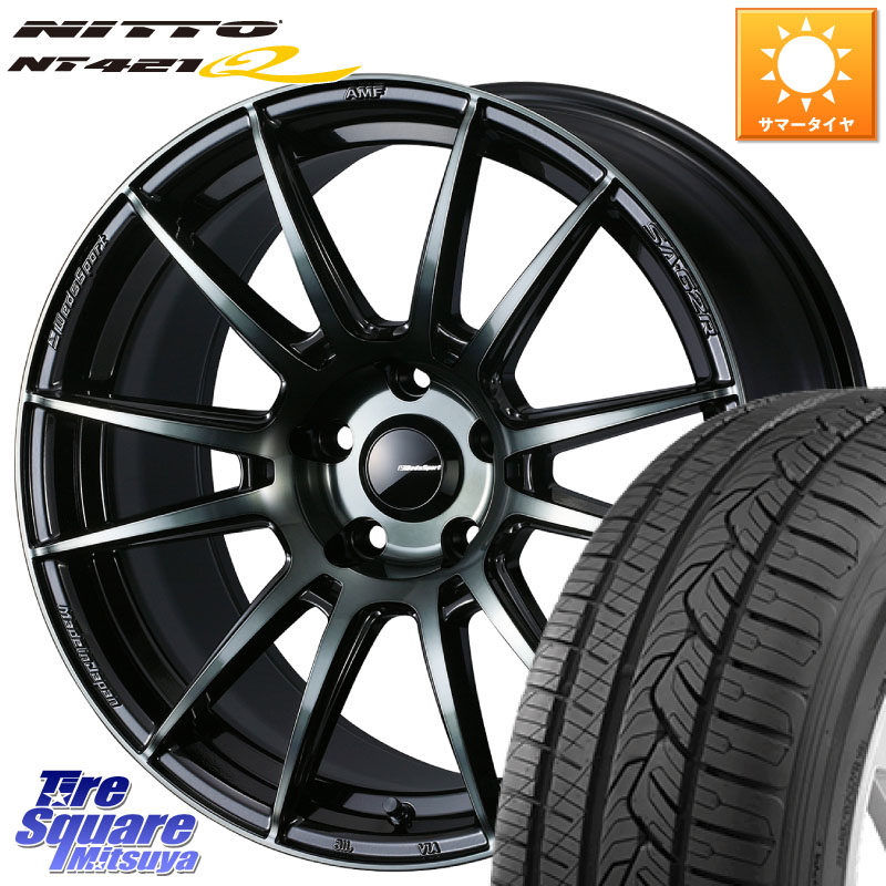 NITTO ニットー NT421Q サマータイヤ 225/60R18WEDS WedsSport SA-62R SA62R ウェッズ スポーツ ホイール 18インチ 18X7.5J 35 5穴 114.3 50系RAV4 80系ハリアー RAV4 50系 デリカD:5 D5 カスタムサイズ NX レクサス|タイヤスクエアミツヤ