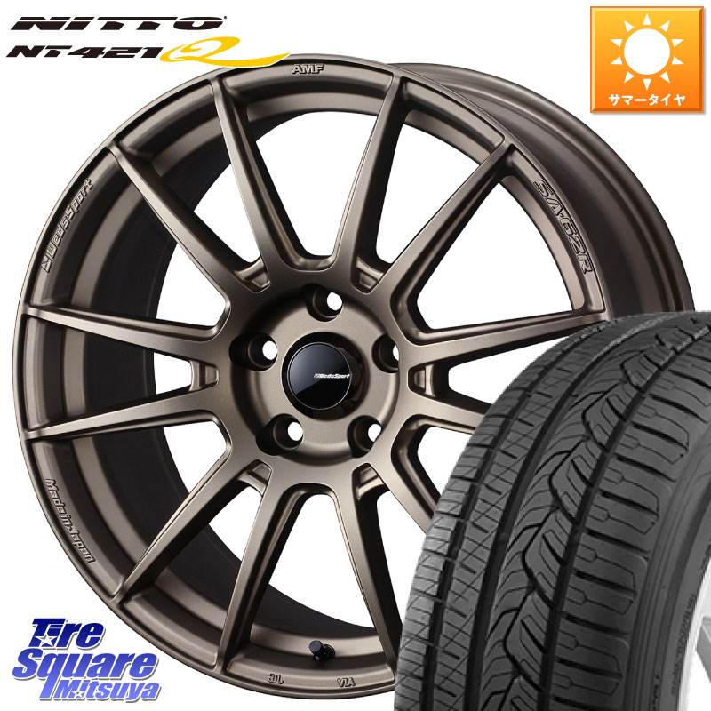 NITTO ニットー NT421Q サマータイヤ 225/60R18WEDS WedsSport SA-62R SA62R ウェッズ スポーツ ホイール 18インチ 18X7.5J 35 5穴 114.3 50系RAV4 80系ハリアー RAV4 50系 デリカD:5 D5 カスタムサイズ NX レクサス|タイヤスクエアミツヤ