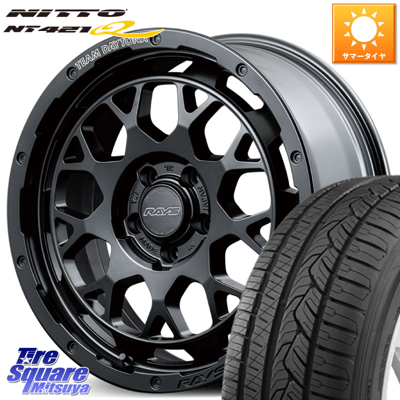 RAYS 【欠品次回8~9月】 TEAM DAYTONA M9+ BOJ ホイール 18インチ 18 X 7.5J +38 5穴 114.3 NITTO ニットー NT421Q サマータイヤ 235/50R18 30系アルファード 30系ヴェルファイア 20系アルファード