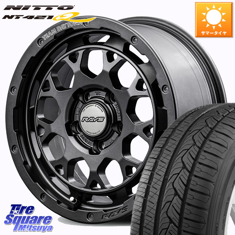 RAYS 【欠品次回8~9月】 TEAM DAYTONA M9+ Spec M ホイール 18インチ 18 X 7.5J +38 5穴 114.3 NITTO ニットー NT421Q サマータイヤ 235/55R18
