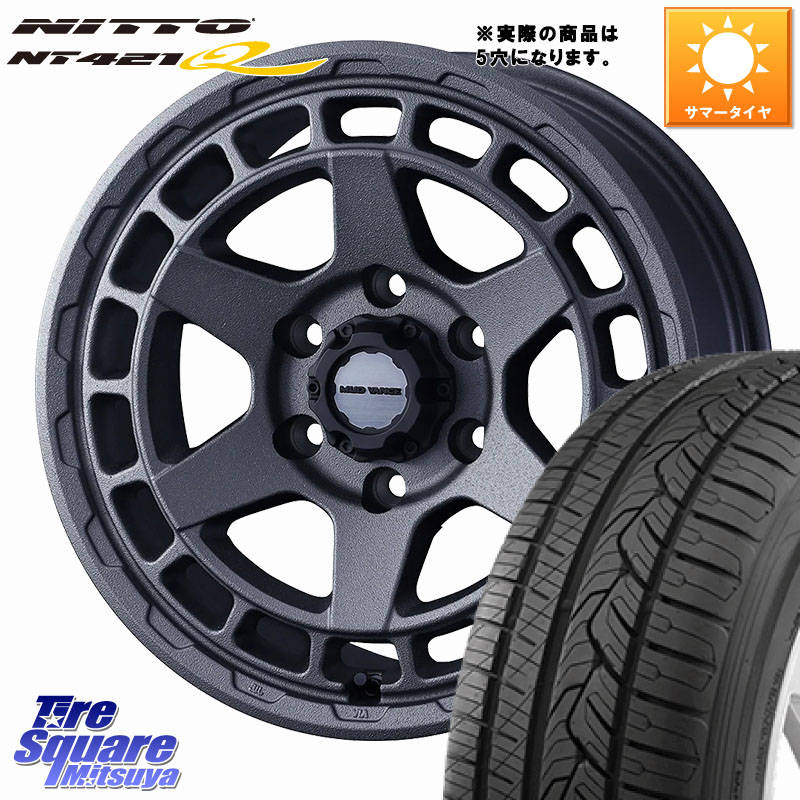 WEDS MUDVANCE X TYPE S ホイール 17インチ マッドヴァンス 17 X 7.0J +38 5穴 114.3 NITTO ニットー NT421Q サマータイヤ 215/60R17 10系カローラクロス 20系アルファード