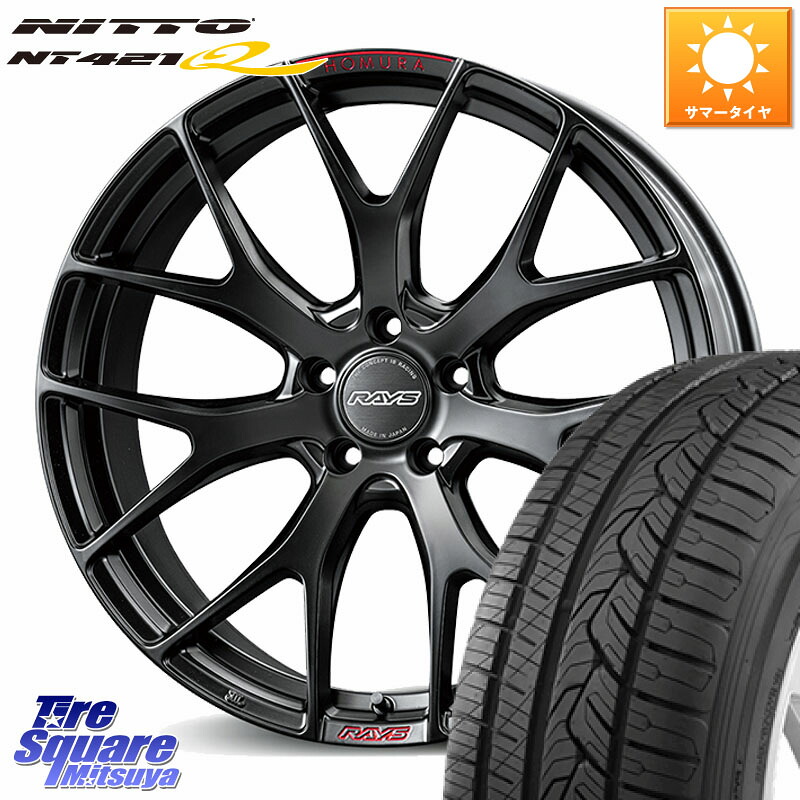 NITTO ニットー NT421Q サマータイヤ 225/60R18RAYS 【欠品次回2~3月】 HOMURA 2x7FT SPORT EDITION ホイール 18インチ 18X7.5J(M14B) 38 5穴 114.3 クラウンクロスオーバー|タイヤスクエアミツヤ